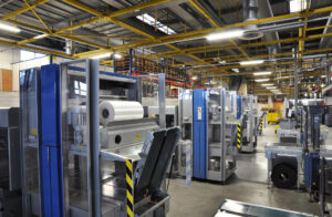 Verpackungsmaschine Druckerei