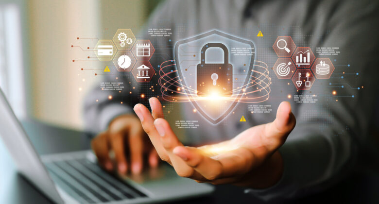Cyber-Sicherheit oder Cyber-Kriminalität und Bedrohungen für das Internet